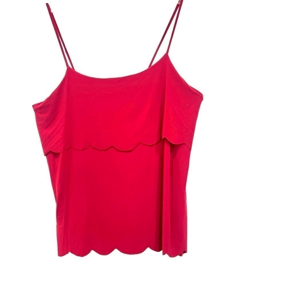 Boohoo spaghetti straps wavy red top size 20 (3x$15)